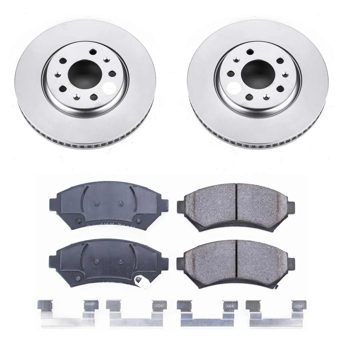 Z17 Geomet Coated Rotor Kit: Genuine Geomet Fully Coated Rotors; Ceramic Pads W/Hardware product image