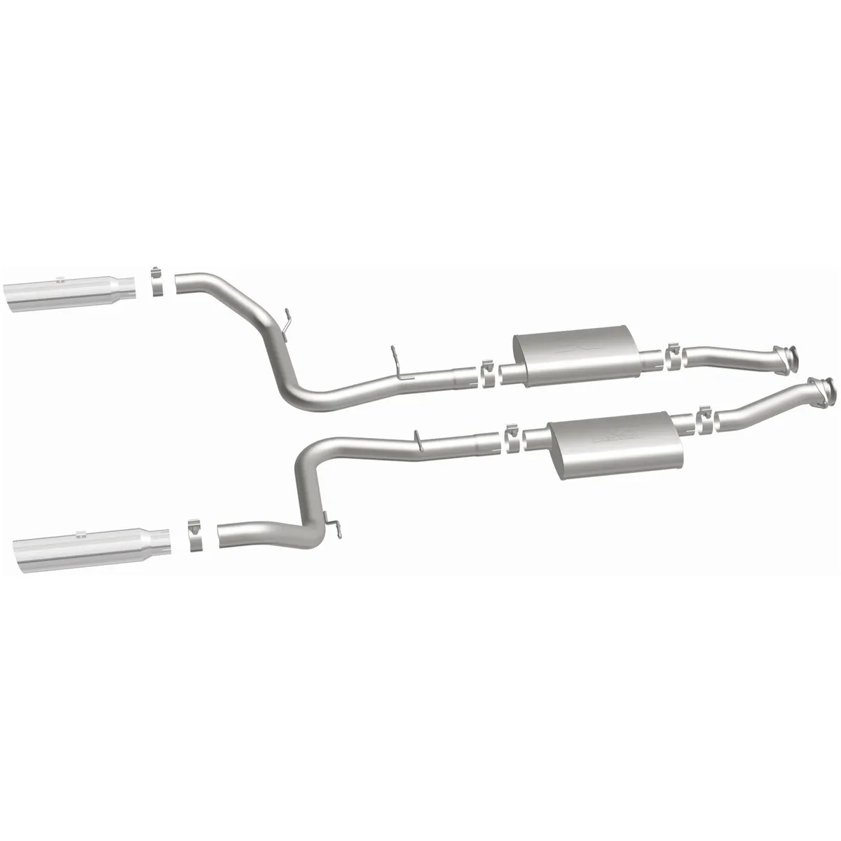 MagnaFlow 1999-2004 Ford Mustang SVT Cobra 4.6L Street Series Cat-Back Performance Exhaust System 15644 product image