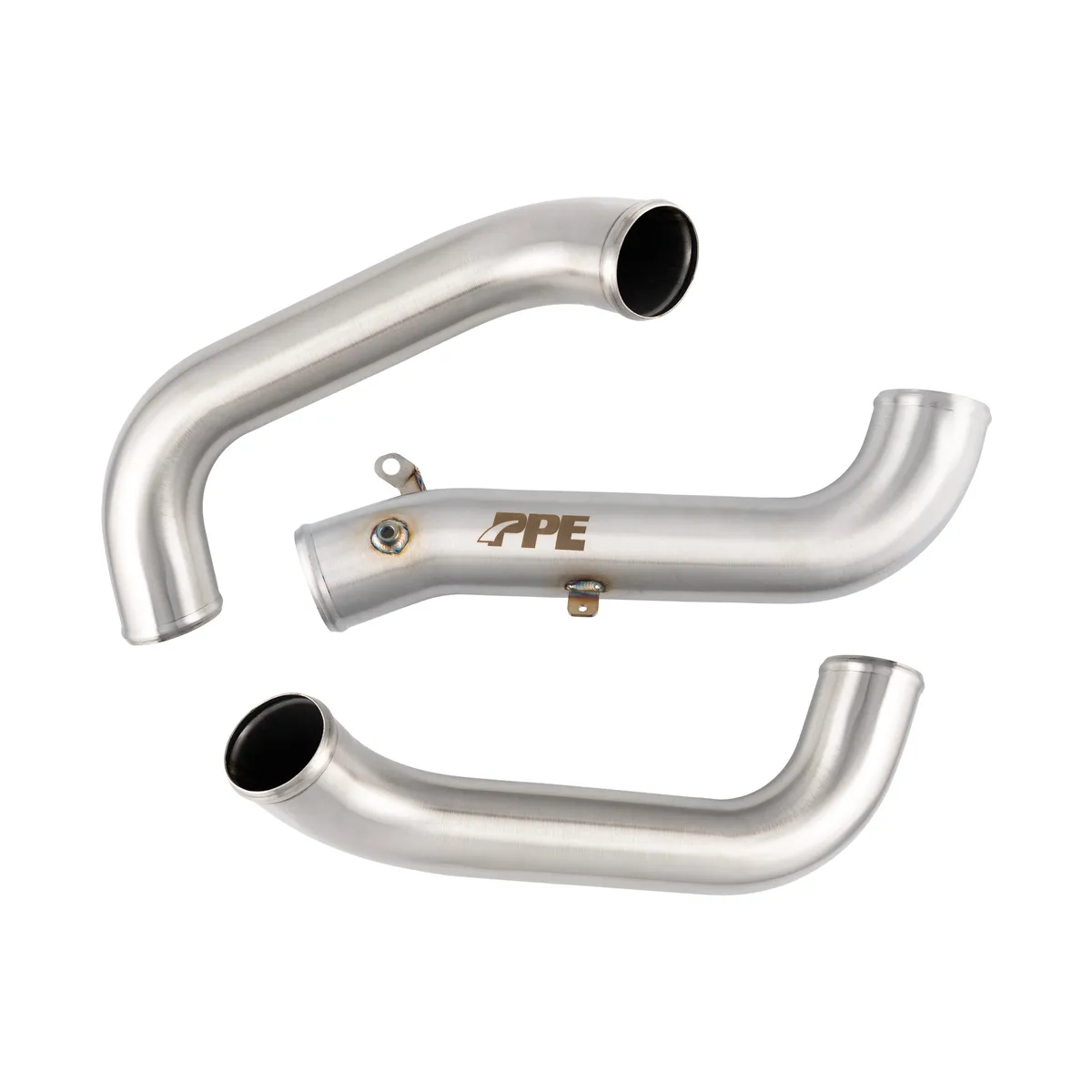 Charge Air Pipe Kit - GM 6.6L Duramax L5P 2017-2019 - Brushed Pacific Performance Engineering product image