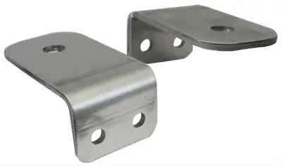 Moroso Hood Pin Bracket 2pk For 3/8 Dia.