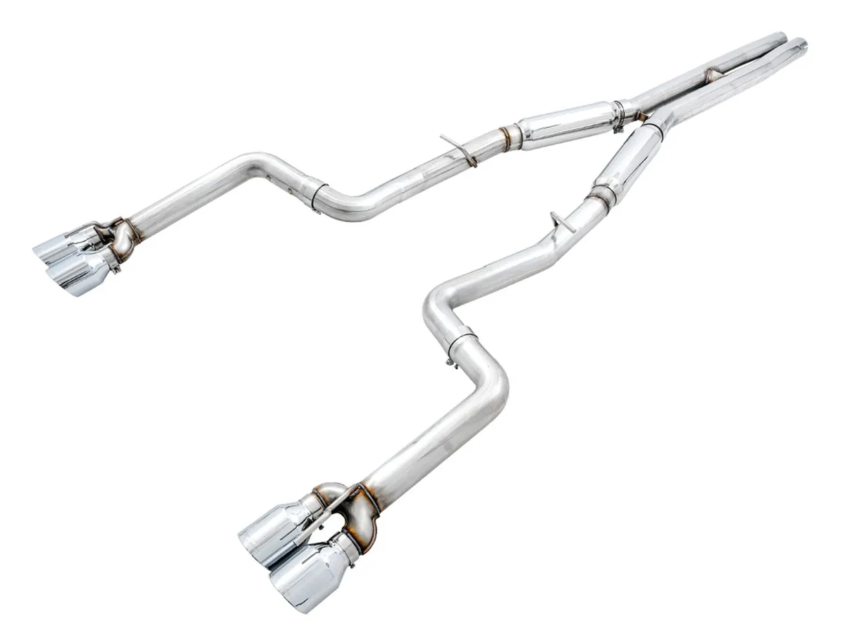 AWE Touring Edition Exhaust for 15+ Challenger 6.4 6.2 SC - Non-Resonated - Stock Tips product image