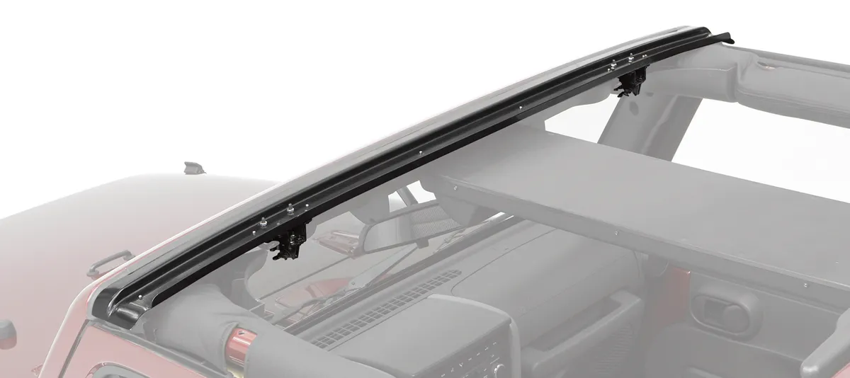 Bestop Header Style Windshield Channel Black - JK product image