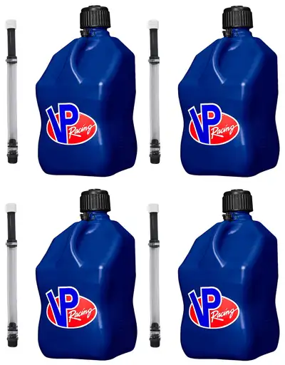 VP Racing Fuels Utility Jug 5.5 Gal Blue Square w/Hose (Case 4)