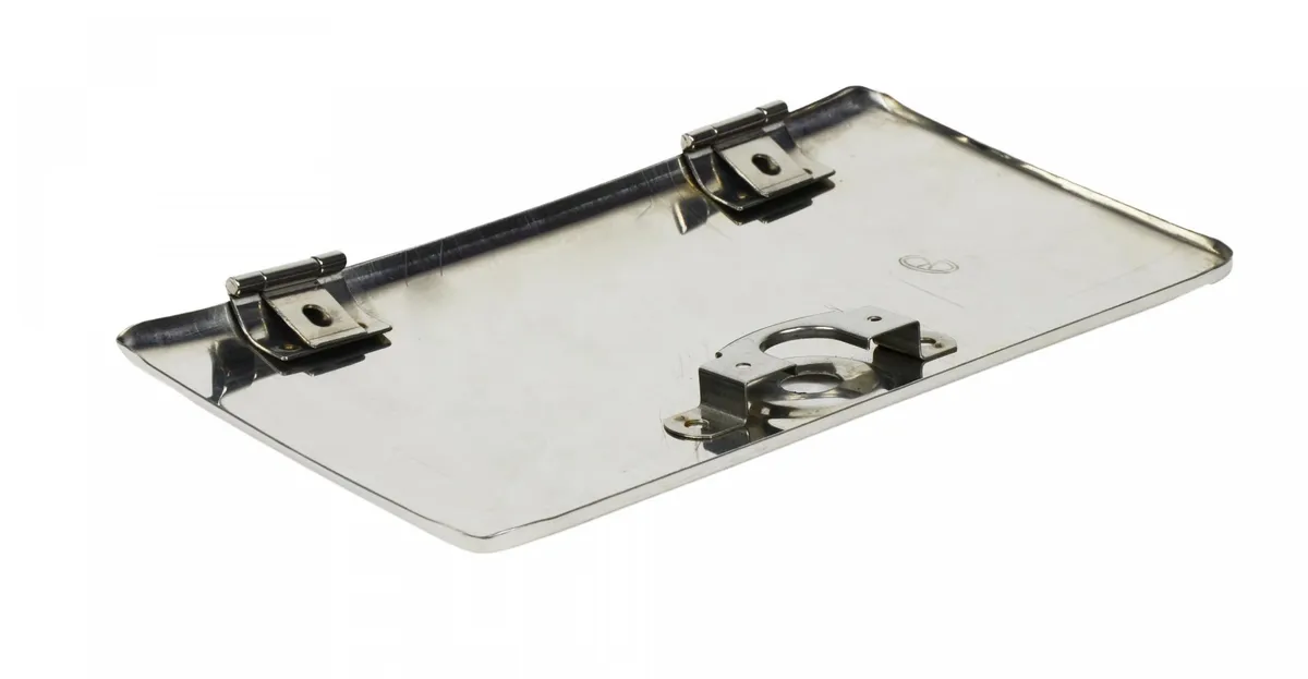 Jeep CJ Glove Box Door Use with OE Key Lock 72-86 CJ Polished Silver Kentrol product image