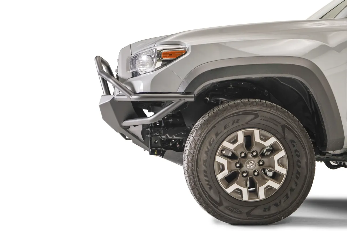 Vengeance Winch Front Bumper; w/High Pre-Runner Guard; 2 Stage Matte Black Powder Coat; product image