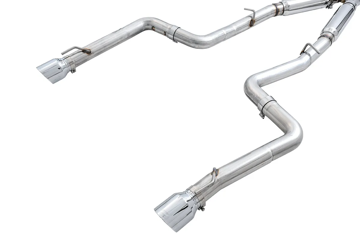 AWE Touring Edition Exhaust for 15+ Charger 6.4 6.2 SC - Non-Resonated - Diamond Black Tips product image
