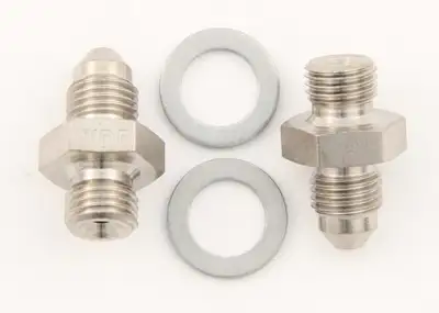 XRP 3/8-24 to #3 Stl Crush Washer Seal Adapter (Pr)