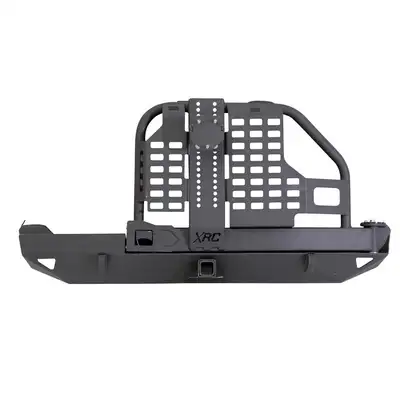 Smittybilt 8401 Cherokee (Xj) 2/4 Door Xrc Rear Bumper W/Hitch & Tire Carrier Black Textured