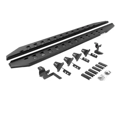 Go Rhino Go Rhino 69450568SPC - RB10 Slim Line Running Boards With Mounting Brackets - Textured Black