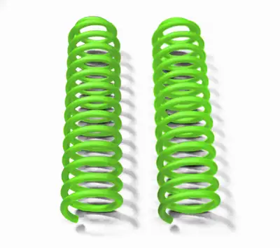 Steinjager Suspensions 2018 to Present Springs Front Coil 3.0 Inch Lift Neon Green