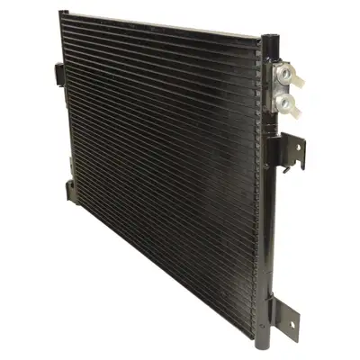Crown Automotive Jeep Replacement Condenser & Transmission Cooler 2007-2009 MK Compass, Patriot; 2007-2010 PM Caliber; 2007-2010 JS Sebring, Avenger; 2011-2014 JS Avenger, 200, Flavia
