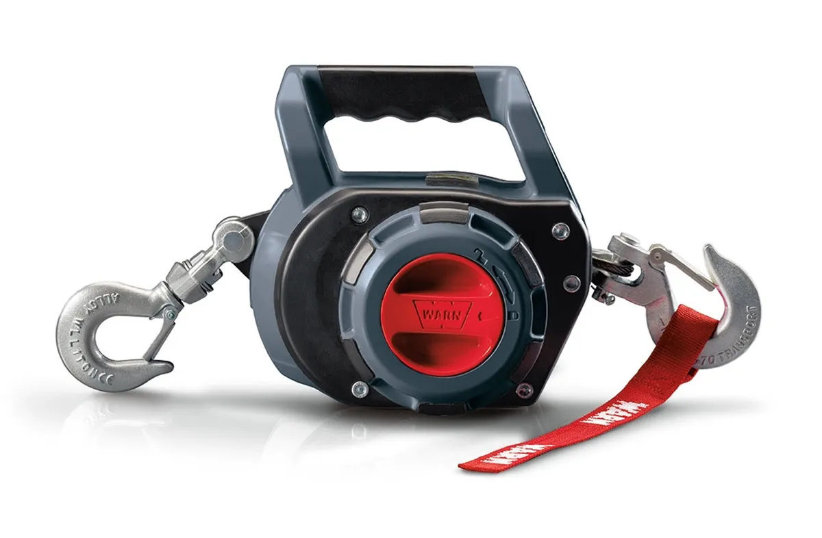 Warn WARN - Turn your drill into a powerful pulling tool. The Drill Winch with synthetic rope has a 750 lb. capacity and is powered by your drill. Ideal for dragg
