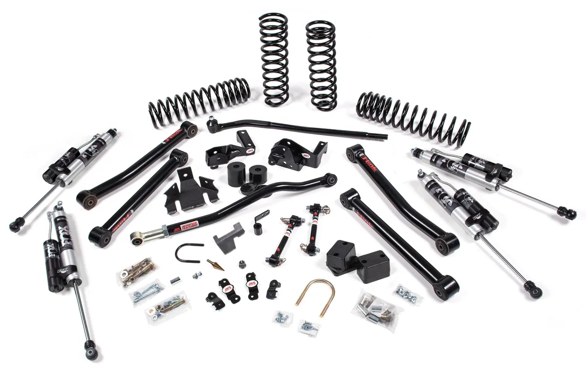 2007-2018 Jeep Wrangler JK 2 Door 3.5 Inch J-Konnect Lift Kit With Fox Remote Reservoir JSPEC product image