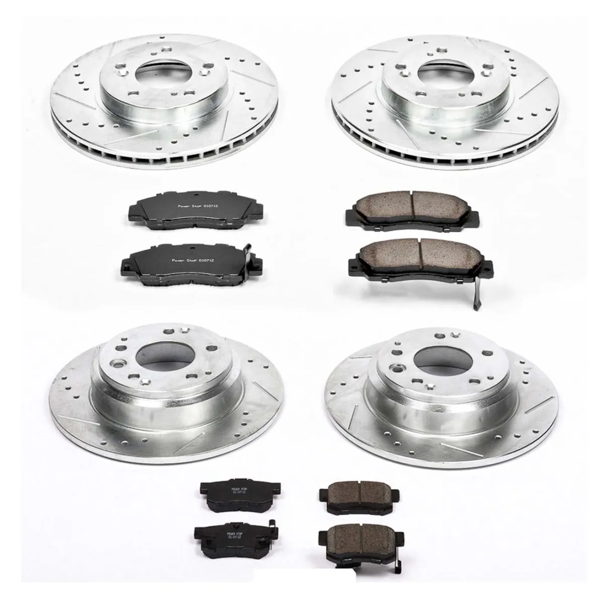 Z23 Evolution Sport Upgrade Kit: Drilled/Slotted Rotors; Carbon-Fiber Ceramic Pads W/Hardware product image
