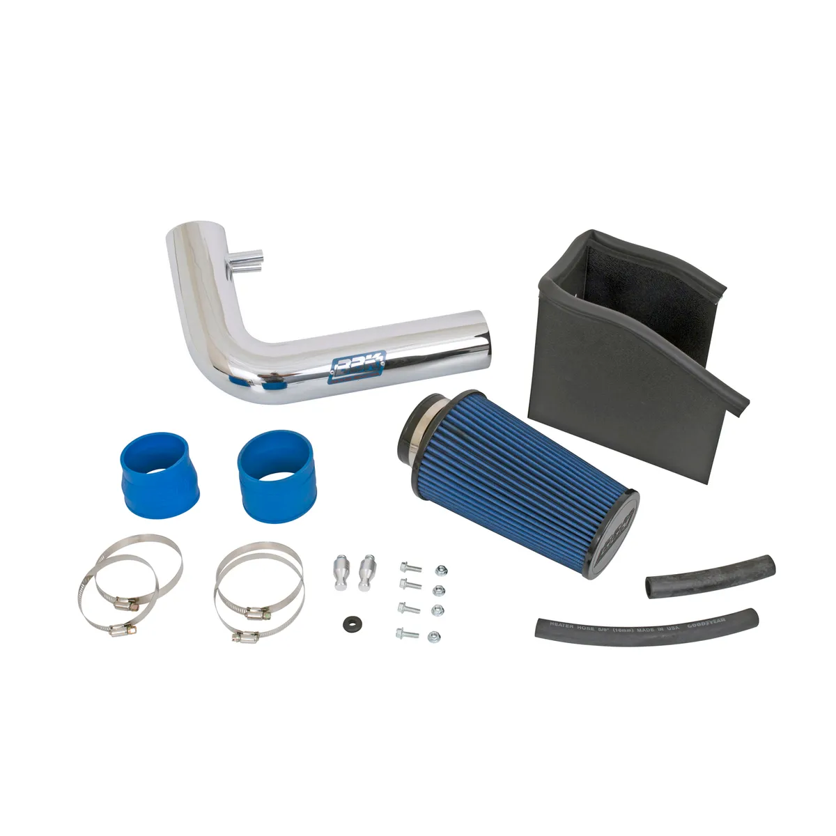 Ford F Series Truck 4.6 5.4 Cold Air Intake Kit Powder Coated Chrome 97-03 product image
