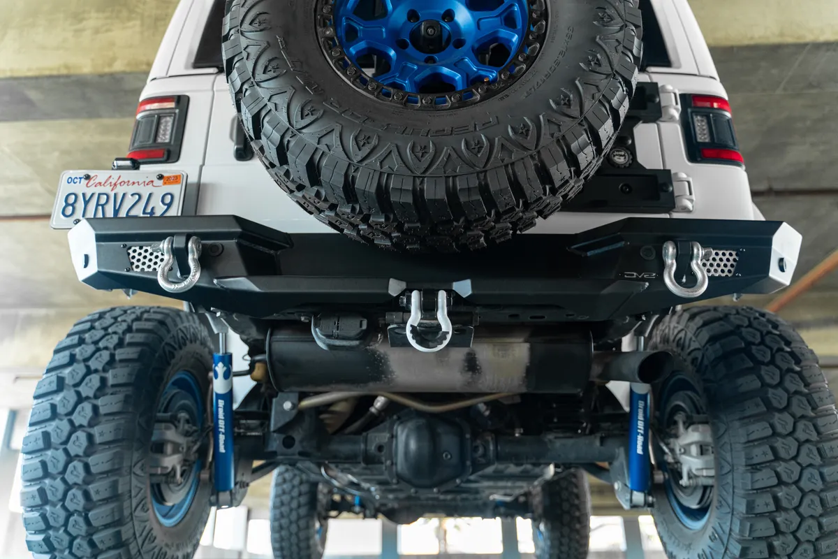 DV8 Offroad RBJL-13 Jeep Wrangler JL MTO Series Rear Bumper w/ Optional Tire Carrier product image
