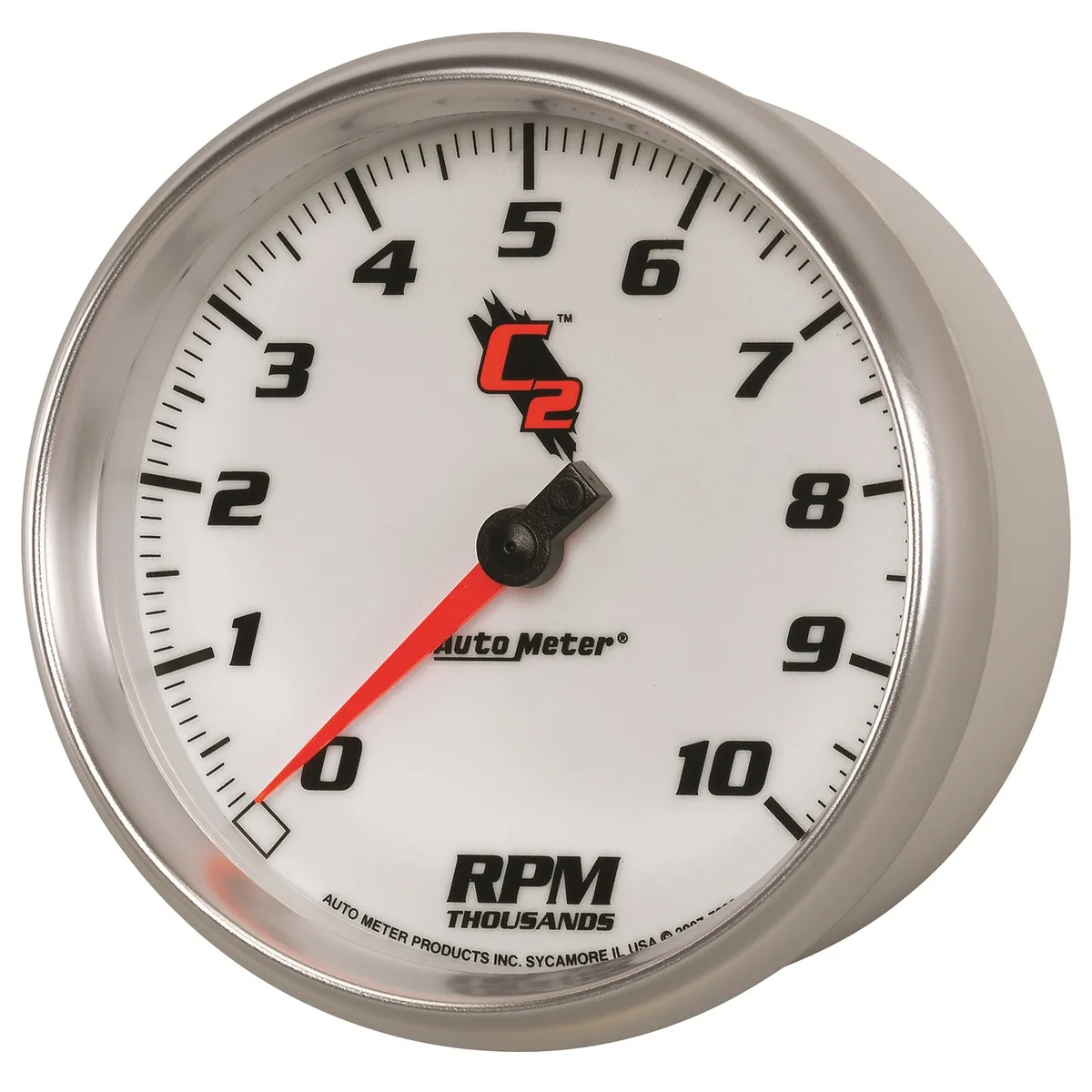 Gauge, Tachometer, 5", 10k RPM, In-Dash, C2 product image