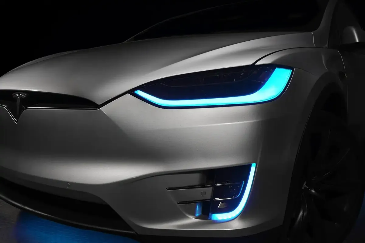 Oracle Lighting 2016-2024 Tesla Model x Dynamic Colorshift Headlight & Fog Light DRL Upgrade Kit - Combo product image