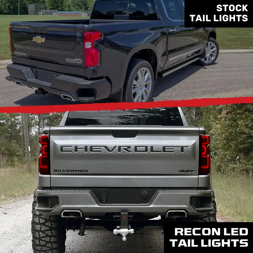 Chevy Silverado 2500/3500 20-23 Ultra Bright OLED Tail Lights (Replaces Factory/OEM Halogen Tail Lights Only) - Multiple Lens product image