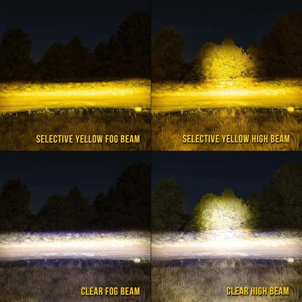 KC Hilites Flex Era 3 Dual Mode SAE Fog LED Light Pods | 2-Light Master Kit - Jeep Aftermarket Bumpers product image