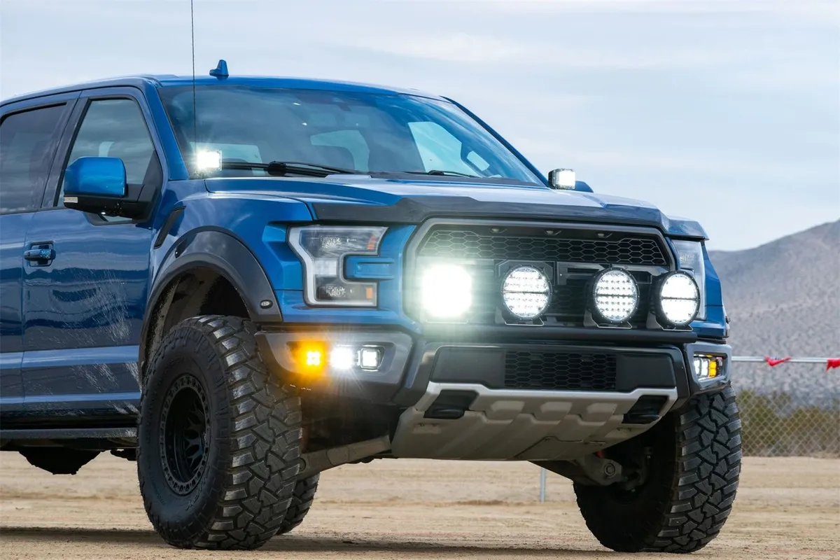 Rigid 360-Series 9 Inch Round LED Off-Road Spot Beam Pattern For Moderate Speed (20-50 Mph) And Rgbw Backlight Single product image