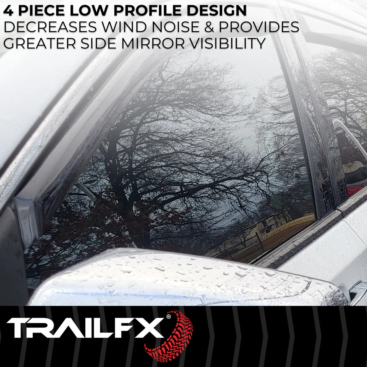 Tfx Inchannel Wndw Vents Smoke 4pc product image