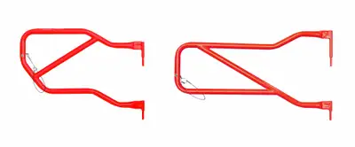 Steinjager Steinjäger Doors Wrangler JK 2007-2018 Trail, Tubular Style Front and Rear Doors Red Baron