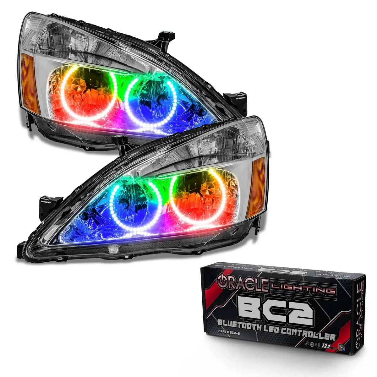 ORACLE Lighting 2003-2007 Honda Accord CoupeSedan Pre-Assembled LED Halo Headlights product image
