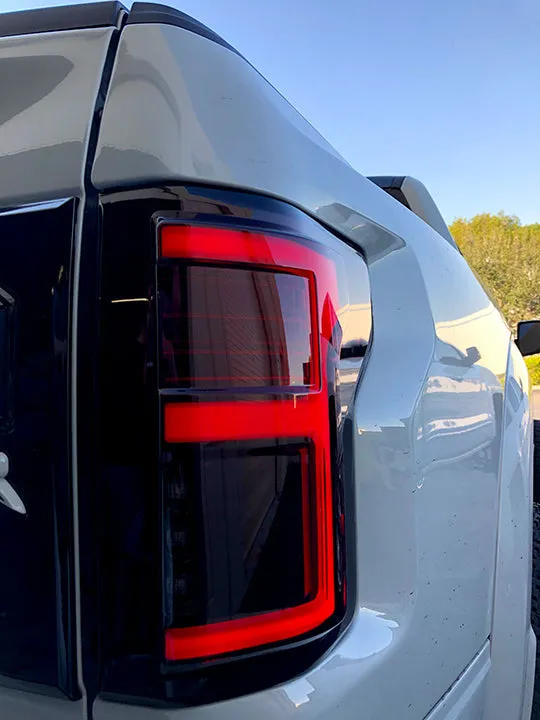 Ford F150 15-17 And Raptor 17-19 Replaces OEM LED Style Tail Lights w Blind Spot Warning System Oled Tail Lights - Cle product image