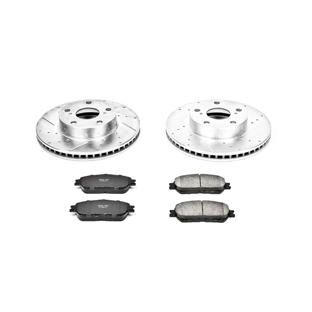 Z23 Evolution Sport Upgrade Kit: Drilled/Slotted Rotors; Carbon-Fiber Ceramic Pads W/Hardware product image