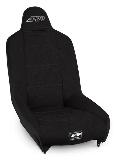 PRP Roadster High Back Suspension Seat All Black 201 201 50 50 PRP Silver Out PRP Seats