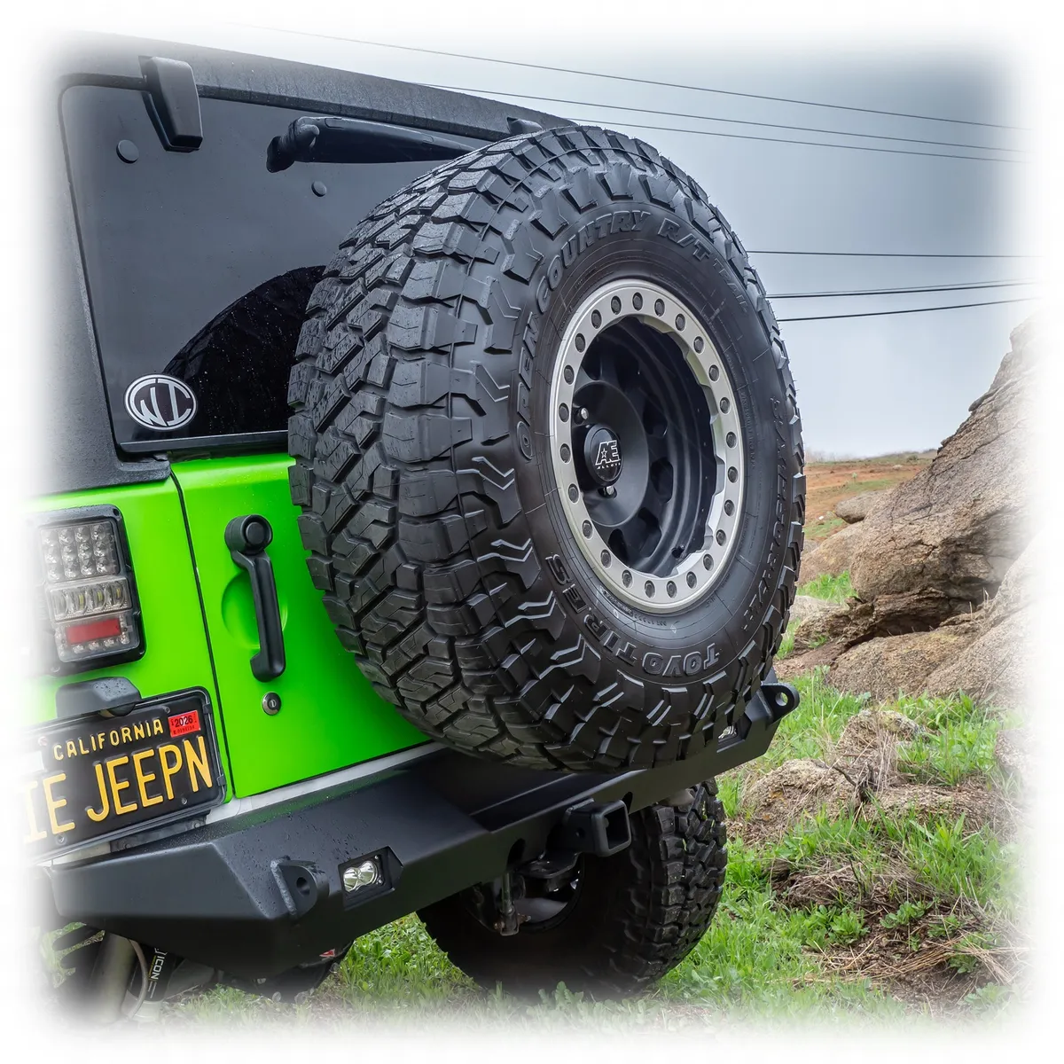 Turn Offroad Tire Carrier and Tailgate Reinforcement - JK product image