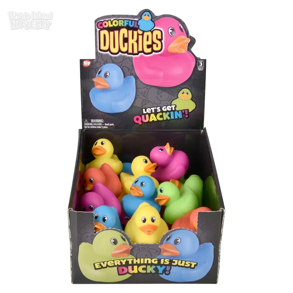 Duckies Assorted Colors 2\" 24/Disp product image