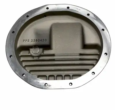 Pacific Performance Engineering Heavy Duty Cast Aluminum Front Differential Cover 15-17 Ram 2500/3500 HD Brushed PPE Diesel