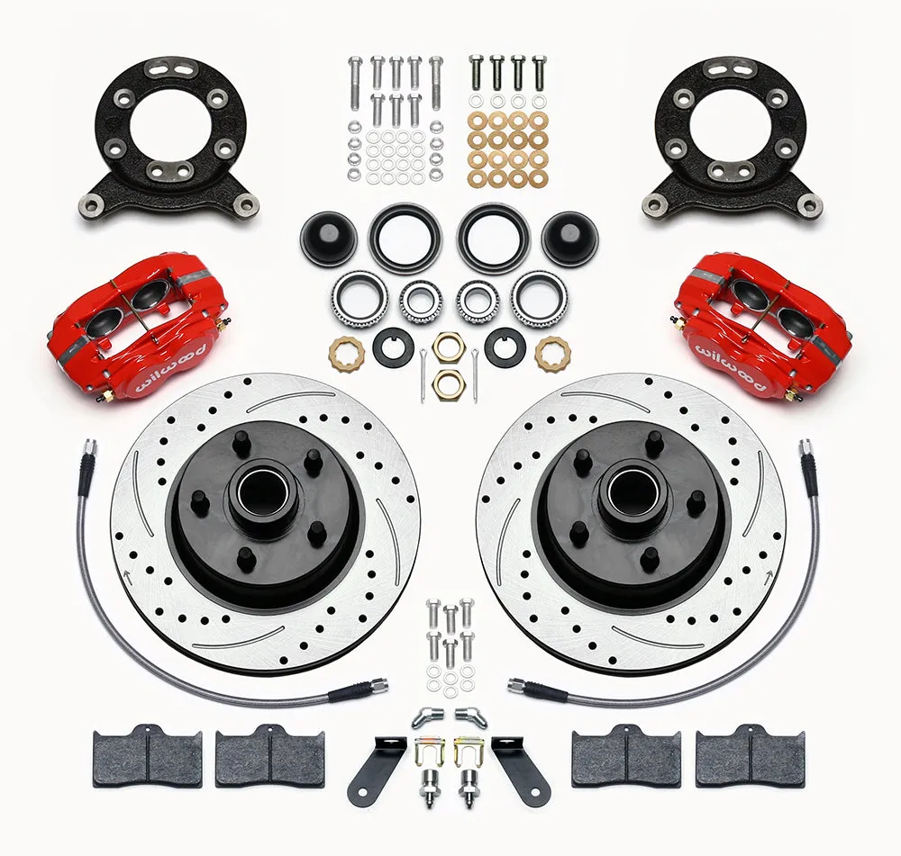 Wilwood FDL-M Front Kit 11.30in 1 PC RotorandHub-Drill 1970-1973 Mustang Disc and Drum Spindle product image