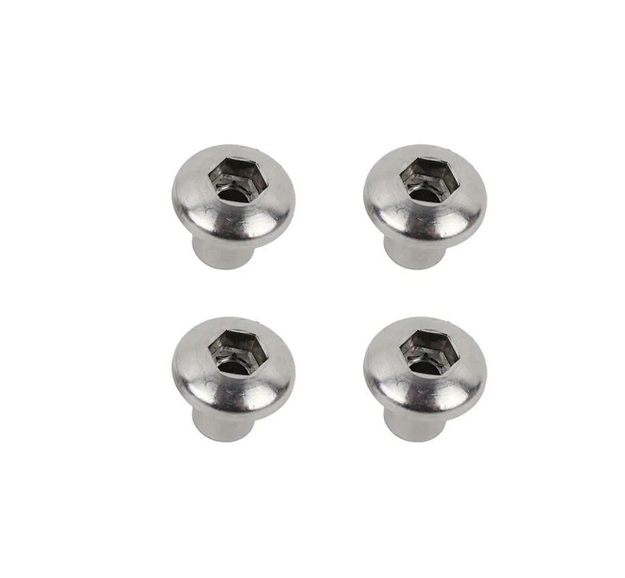 Jeep JK JK OEM Anti-Theft Door Nuts 2 Door 07-18 Wrangler JK Polished Silver Kentrol product image