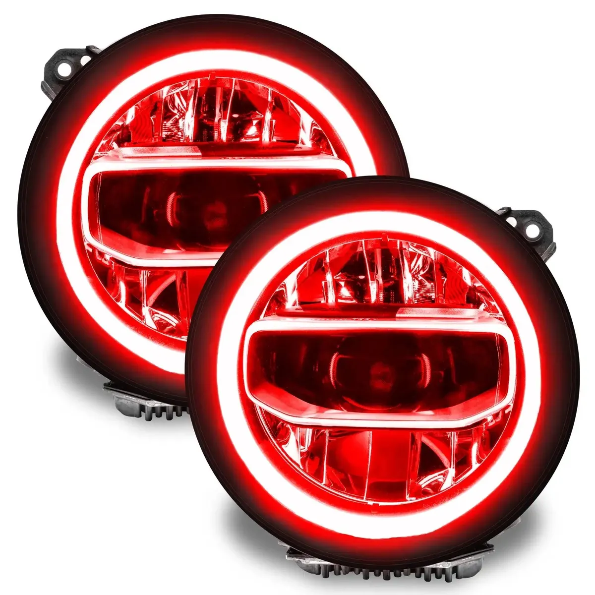 1346-330 - Jeep Wrangler JL/Gladiator JT ColorSHIFT RGB+W Headlight DRL Kit - w/RF Cont. product image