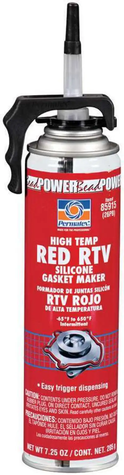 Permatex Powerbead Red RTV Silicone 7.25oz