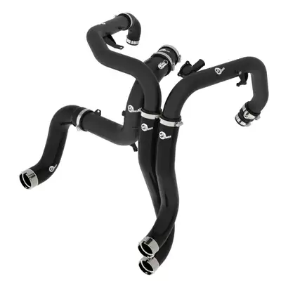 aFe Power BladeRunner 2-1/4 IN Aluminum Hot Charge Pipe Black Ford Bronco Raptor 22-25/Ranger Raptor 24-25 V6-3.0L