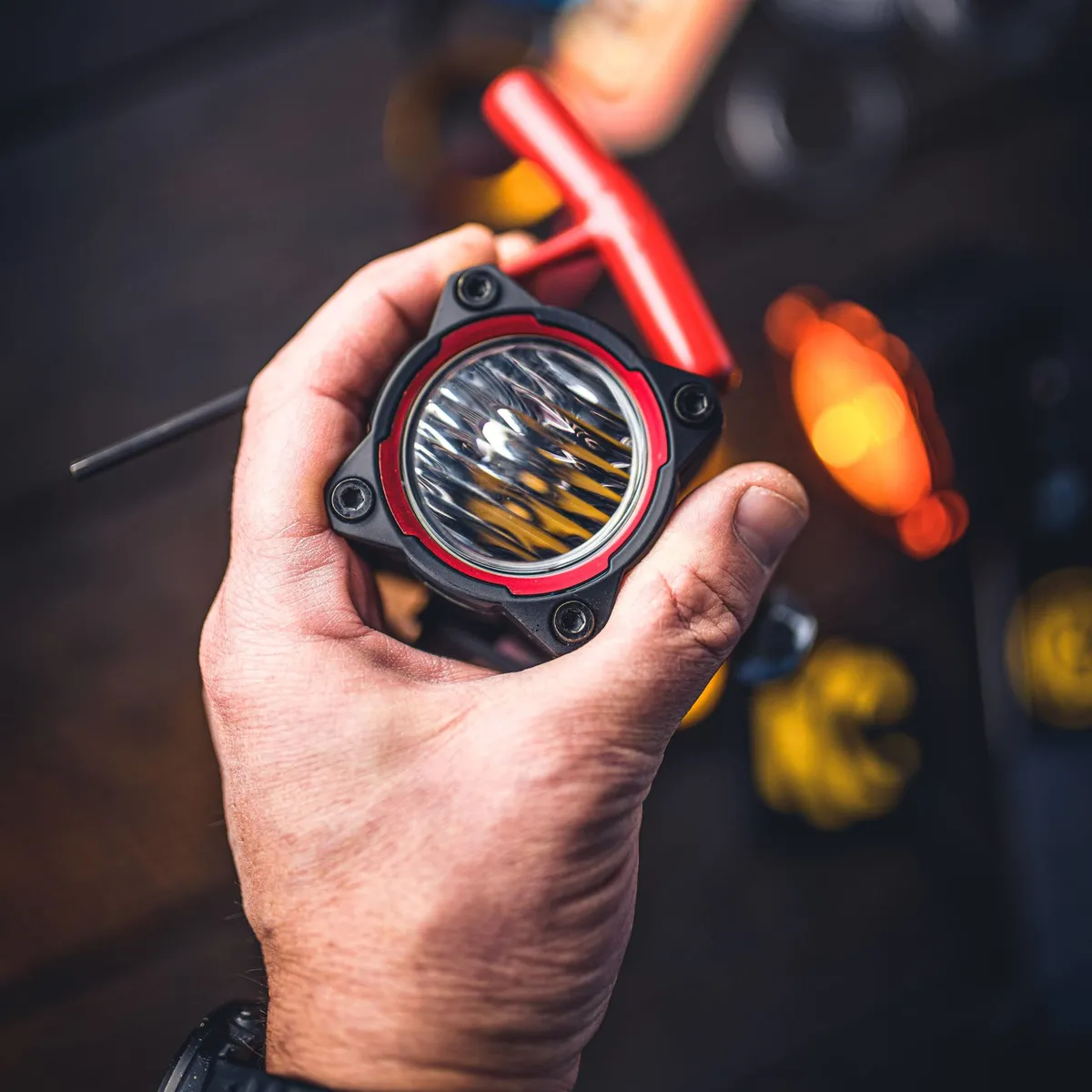 KC HiLiTES 30575 KC Bezel Ring KC FLEX ERA 1 Red 1PC product image