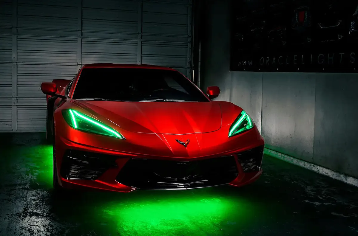 1442-335 - 2020-2021 Chevrolet c8 Corvette Oracle Colorshift Rgb+a LED Headlight DRL Upgrade product image