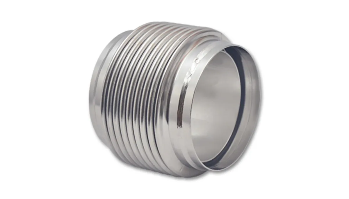 Vibrant Performance - 68944 - Bellows Assembly with Solid Liner, 4.00 in. I.D. x 4 in. long - Electro Polished product image