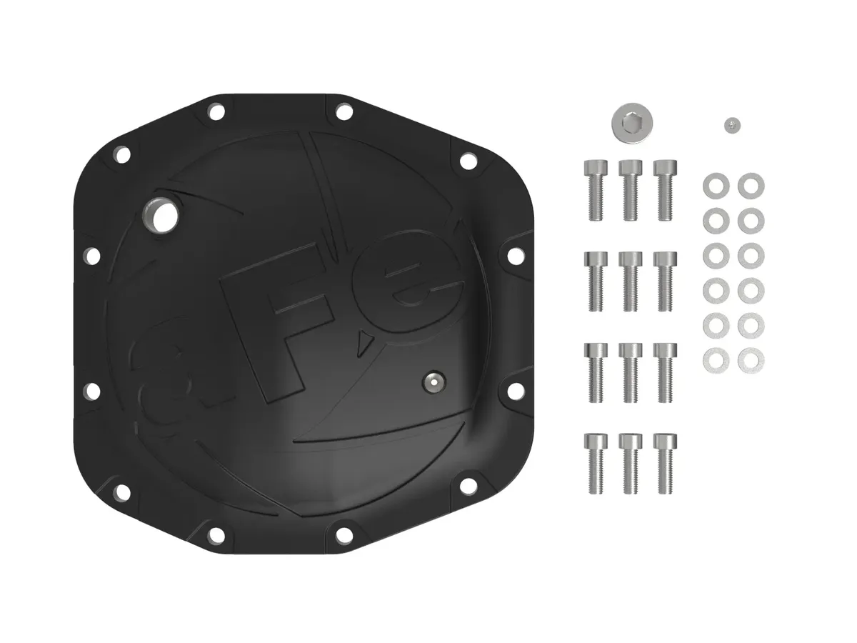 aFe POWER Pro Series Front Differential Cover Black Jeep Wrangler (JL) 18-25/ Gladiator (JT) 20-25 (Dana M210) product image
