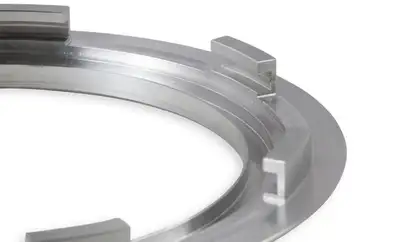 Synergy Manufacturing Earl's Late Model USCAR Fuel Pump Module Mounting Ring - Aluminum