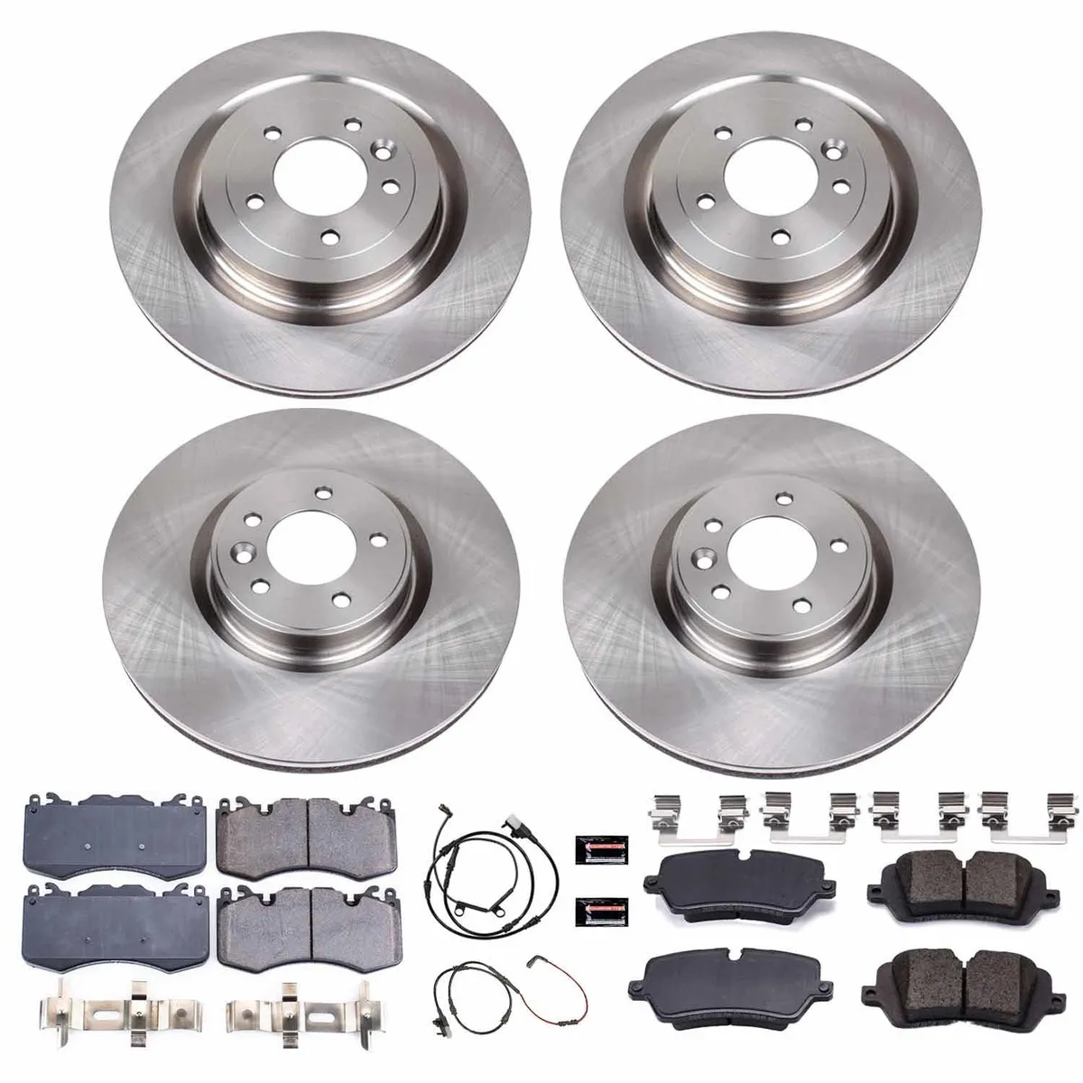 Z17 Direct Replacement Kit: Rotors; Ceramic Pads W/Hardware; Pad Sensors product image