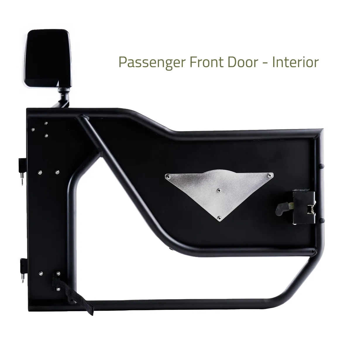 18c Wrangler/Gladiator Jl/Jt Mission Doors Black Front Pair product image