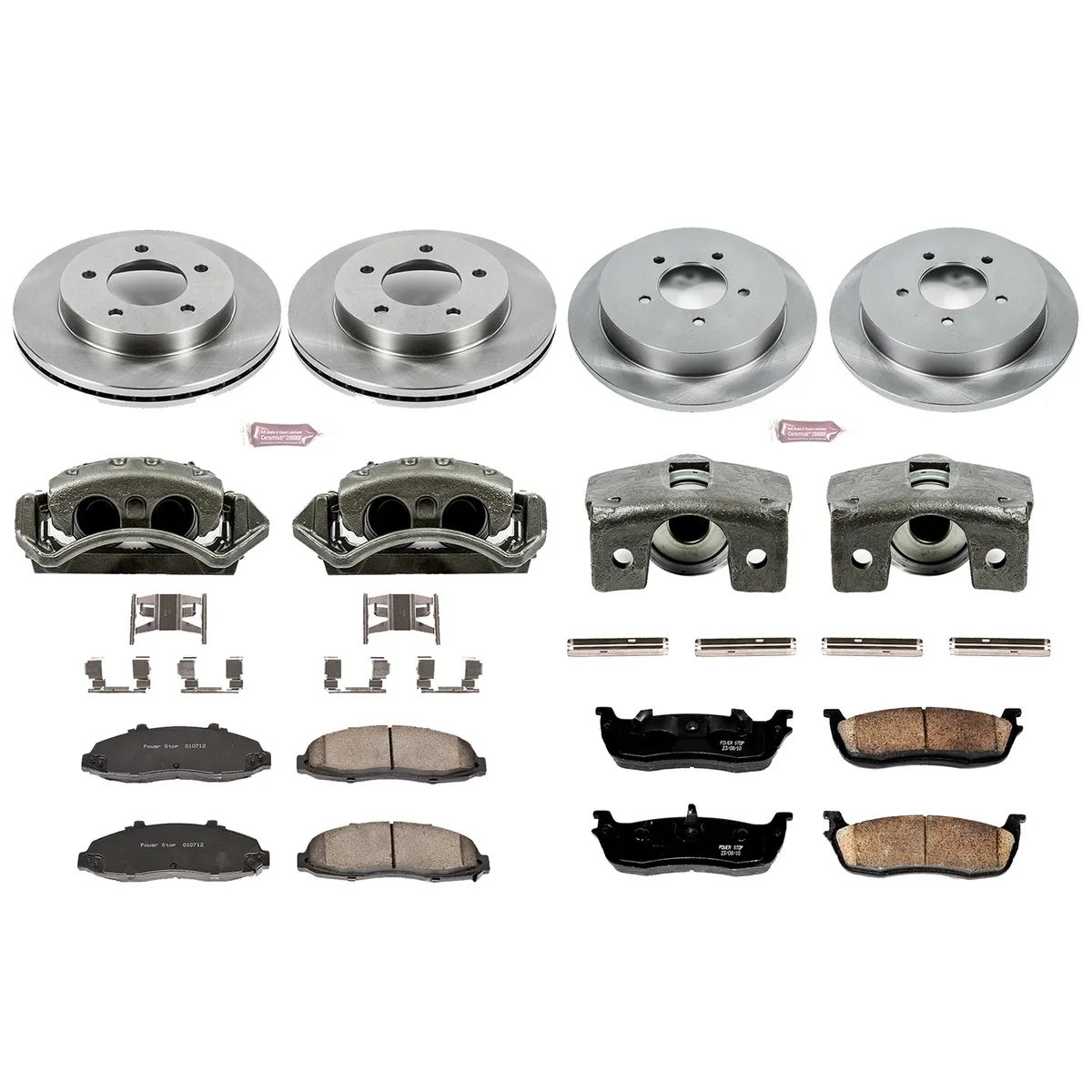 Z17 Direct Replacement Kit: Rotors; Ceramic Pads; Calipers product image