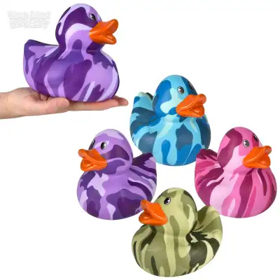 No Brand Big Camouflage Rubber Duckies 6\"