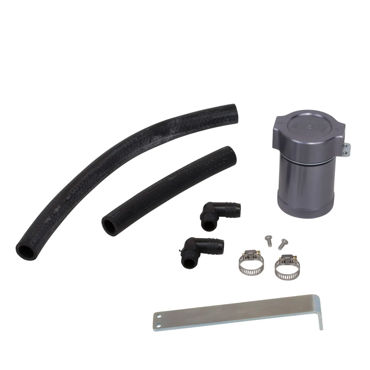 Ford Mustang V6 Oil Separator Kit With Billet Aluminum Catch Can 11-14 product image