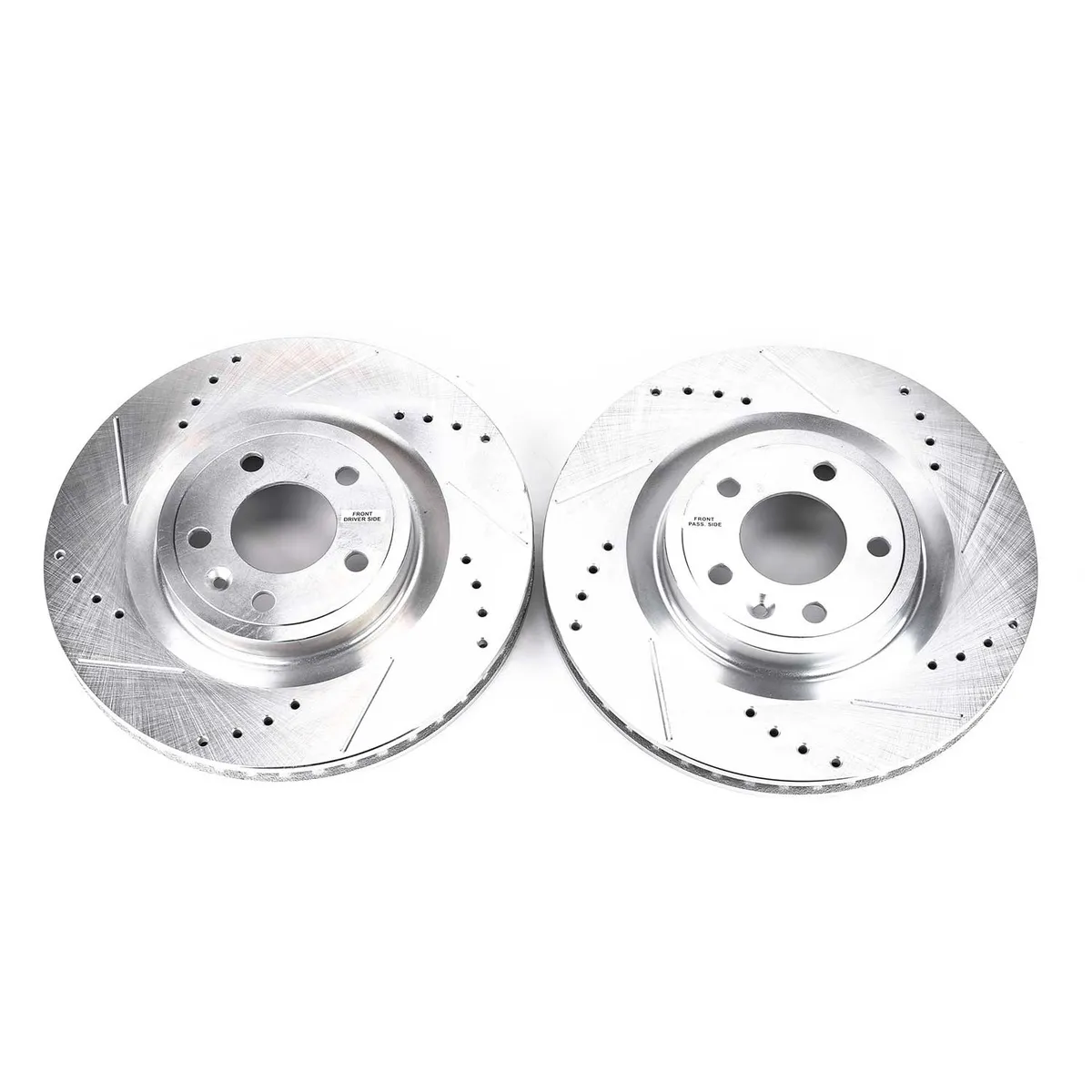Drilledslotted Rotor Pair Front 2014-11 Ford Mustang product image